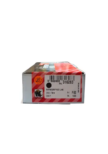 Boite de 100 disques velcro Redline Ø75mm grain 600